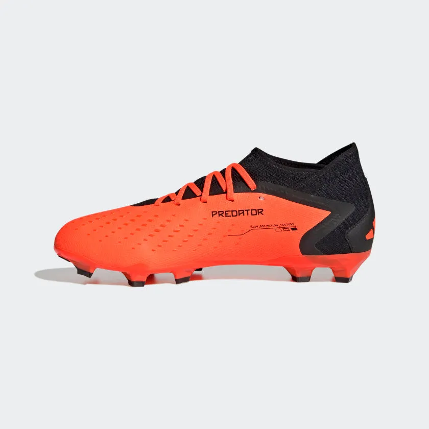 adidas Predator Accuracy.3 FG Firm Ground Soccer Cleats - Team Solar Orange/Core Black/Core Black