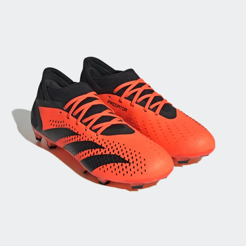 adidas Predator Accuracy.3 FG Firm Ground Soccer Cleats - Team Solar Orange/Core Black/Core Black