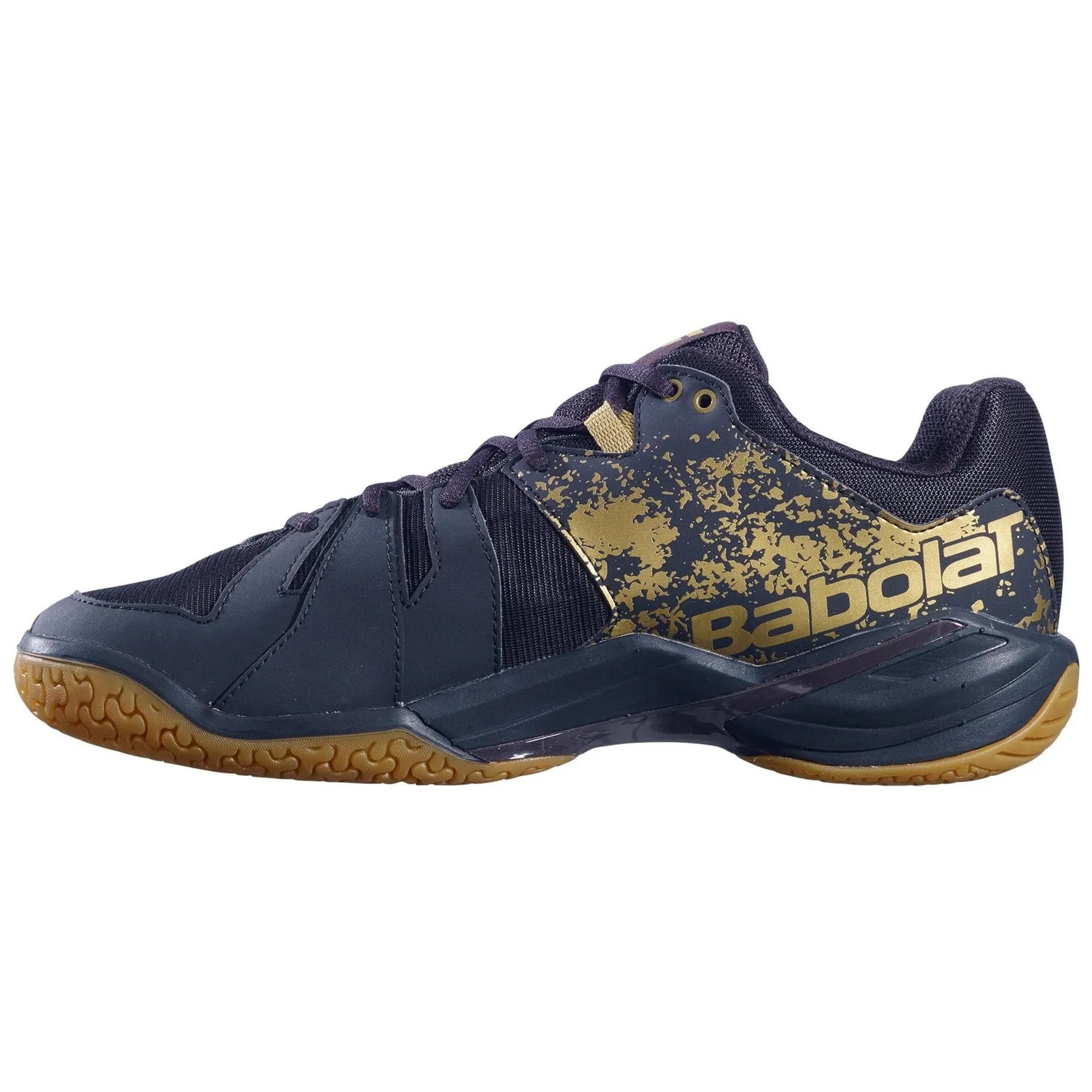 Babolat Shadow Spirit LTD Mens Badminton Shoes - Goldmine Black / Gold