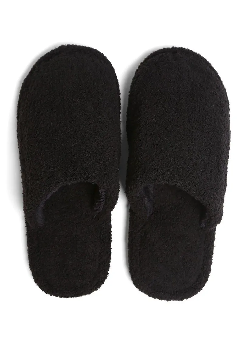 Black Cozy Slipper