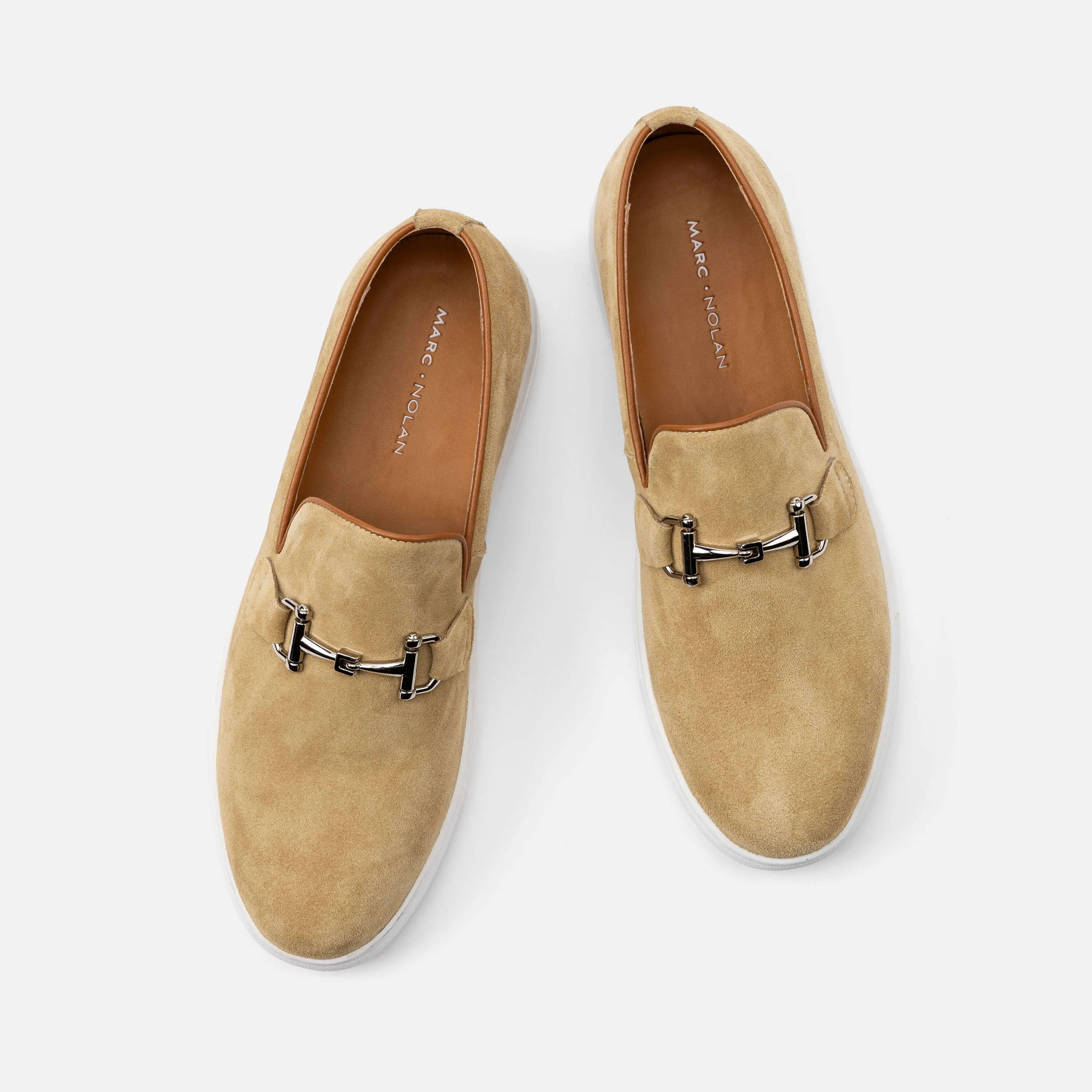 Boardwalk Sahara Suede Horse-Bit Sneakers