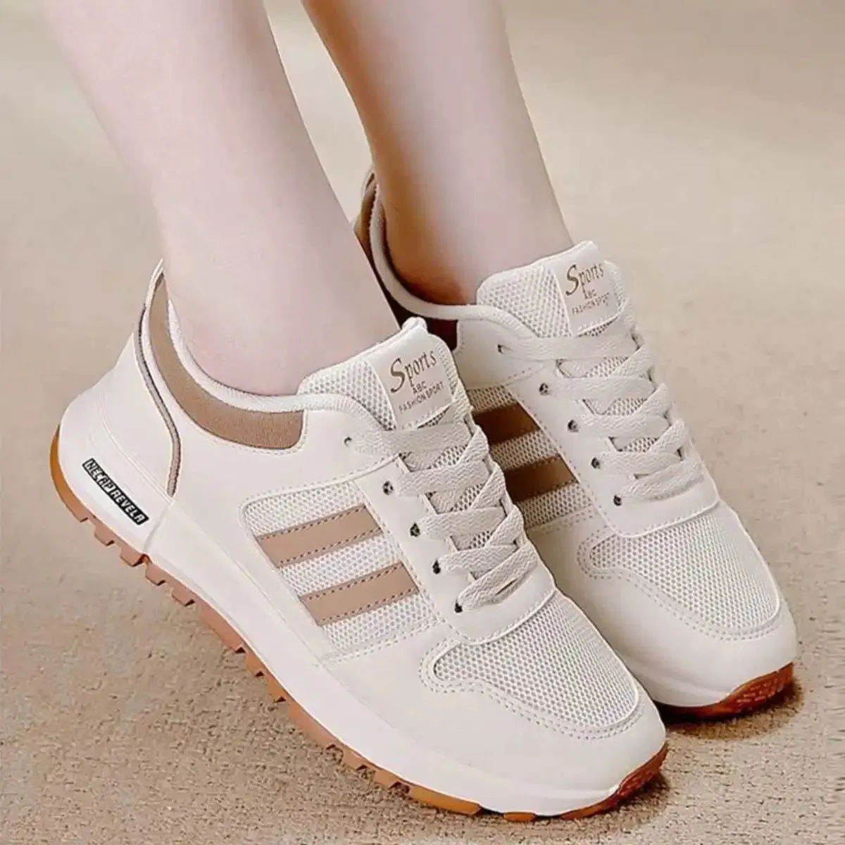 Breathable Mesh Contrast Athletic