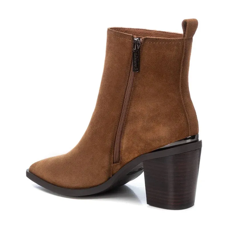 Carmela Suede Ankle Boot Camel