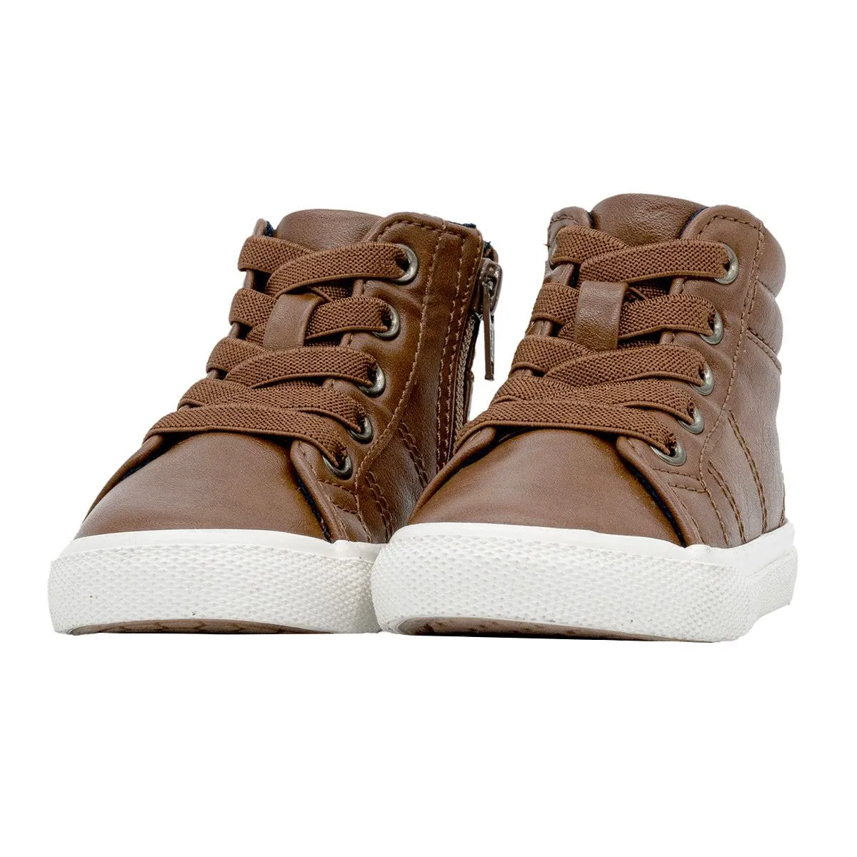 Cat & Jack Rylan Sneakers Leather Brown Colour For Kids