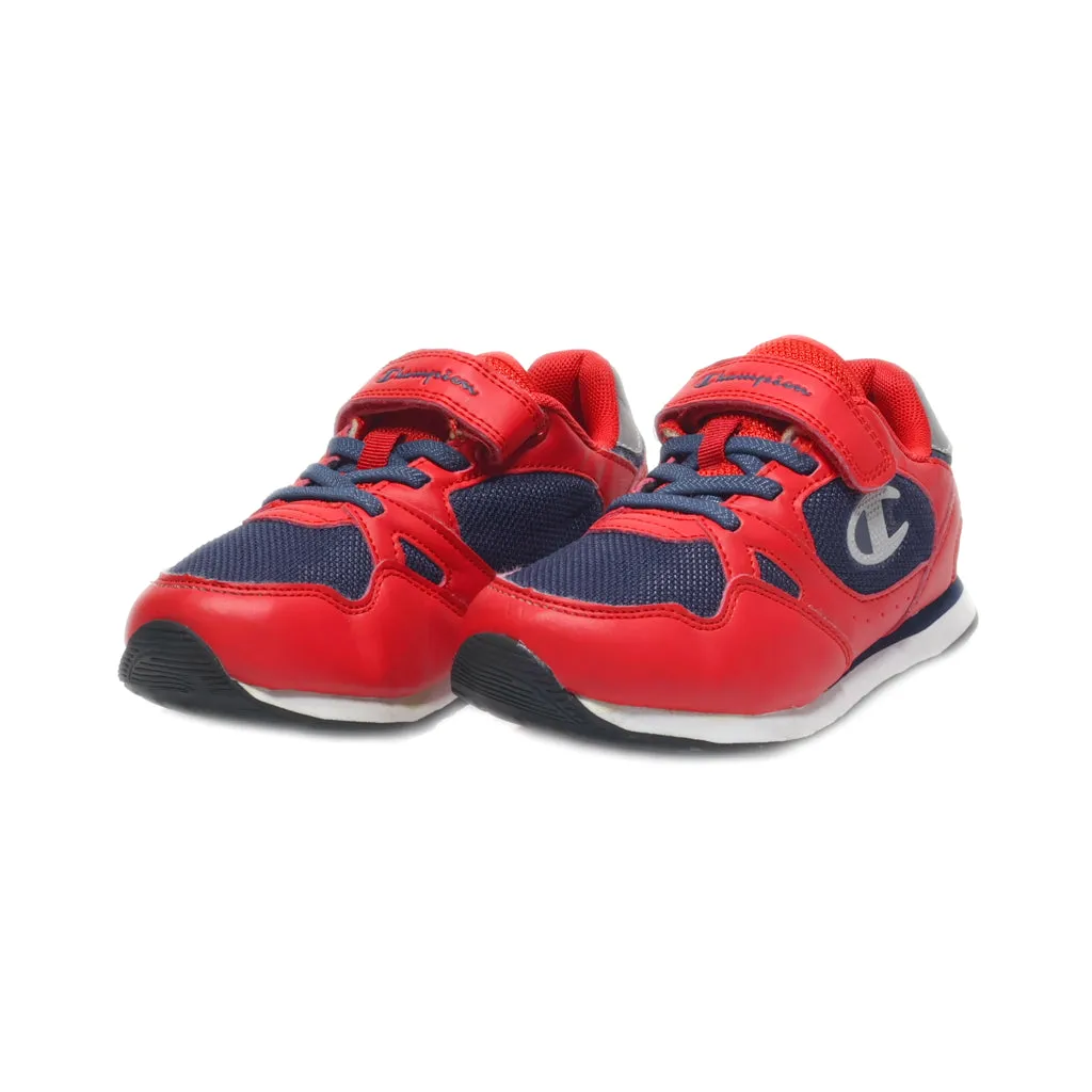 Champion Sneakers Leather Red Colour For Kids