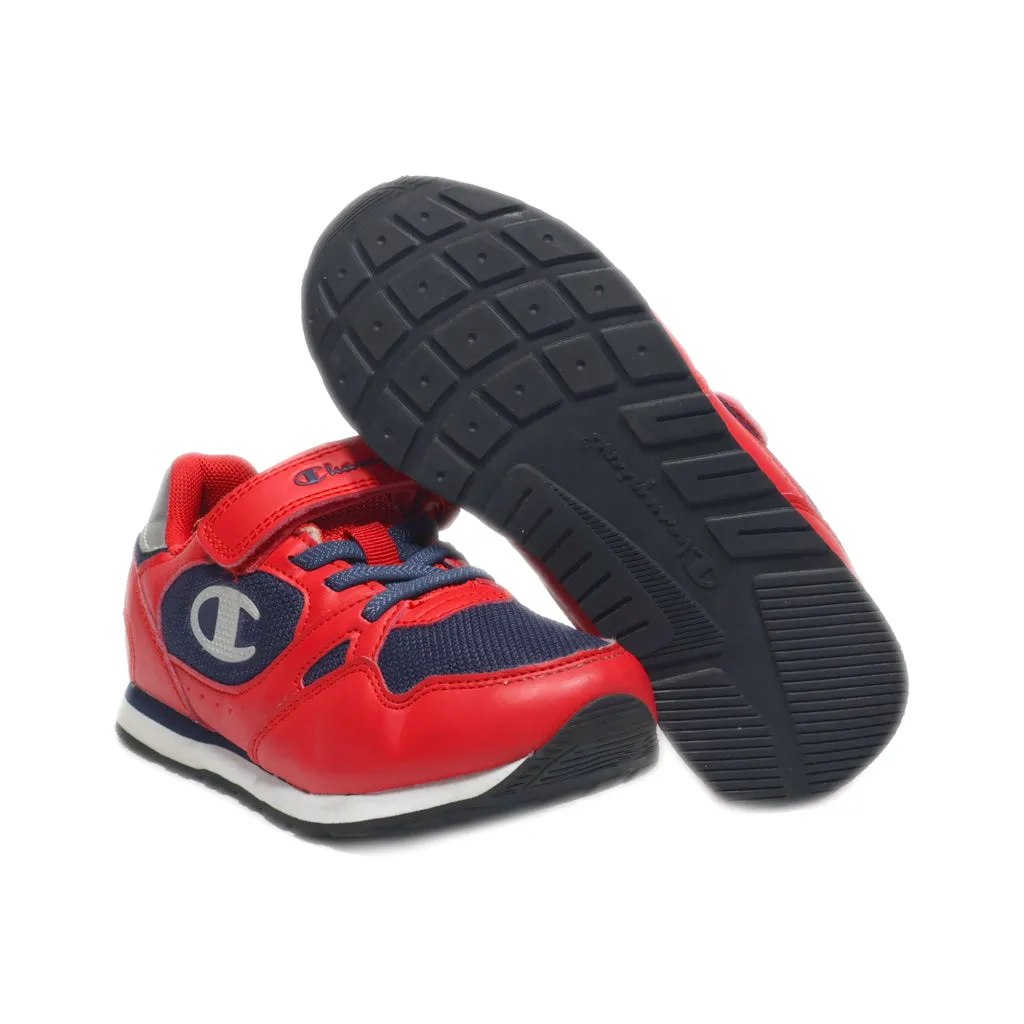 Champion Sneakers Leather Red Colour For Kids