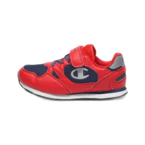 Champion Sneakers Leather Red Colour For Kids