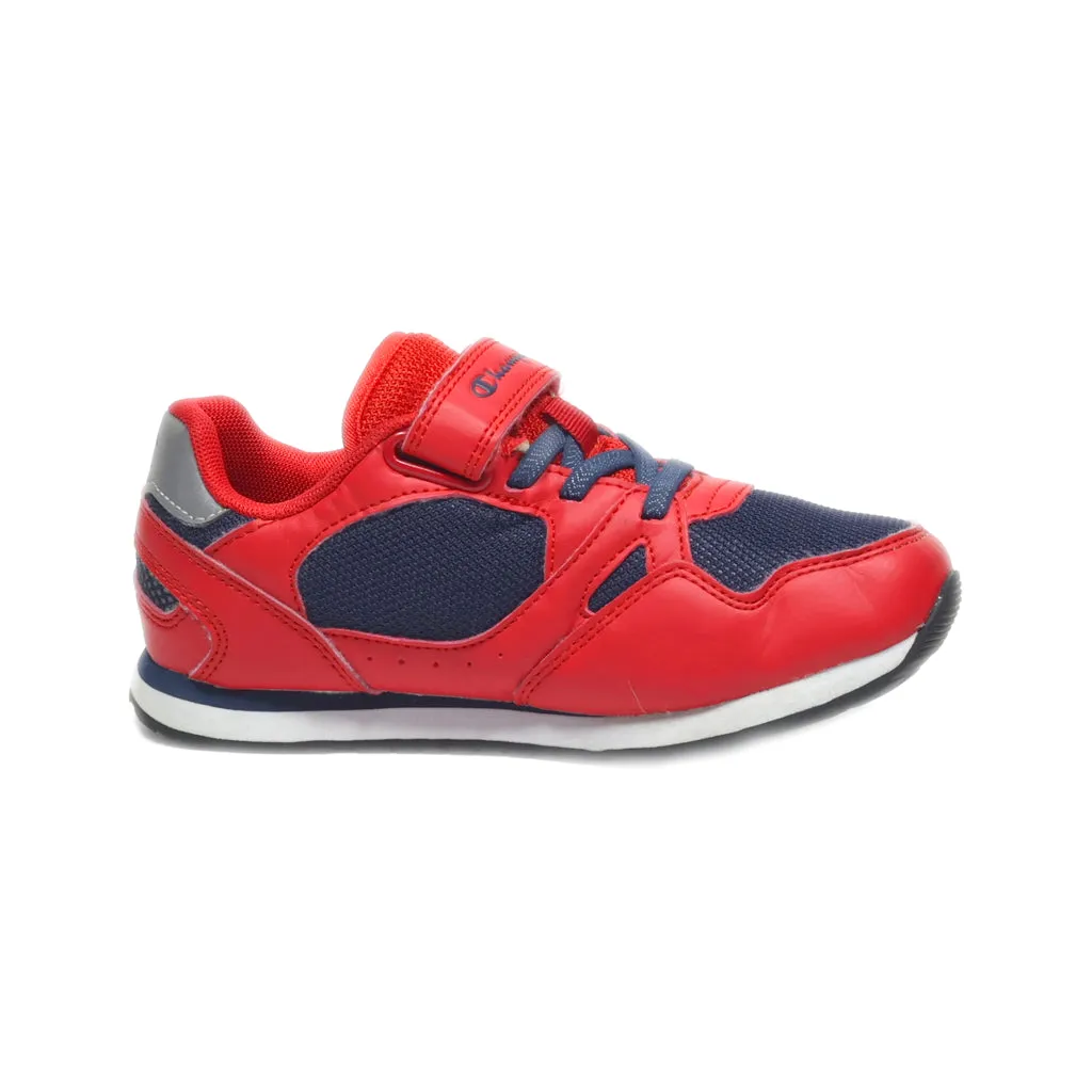 Champion Sneakers Leather Red Colour For Kids