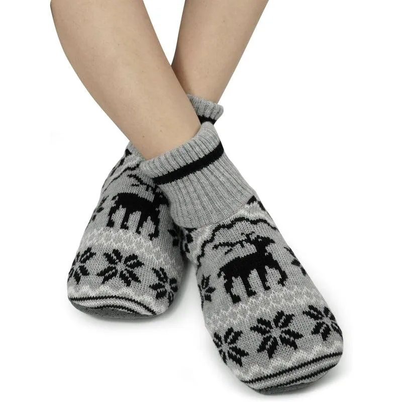 Christmas Print Slipper Socks – Cozy Festive Warmth