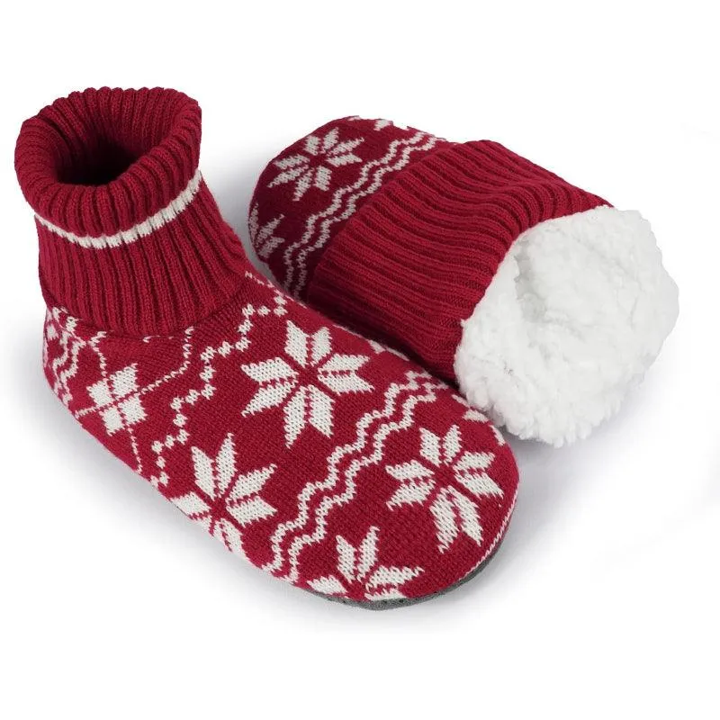 Christmas Print Slipper Socks – Cozy Festive Warmth