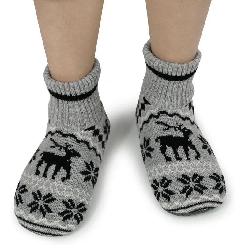 Christmas Print Slipper Socks – Cozy Festive Warmth