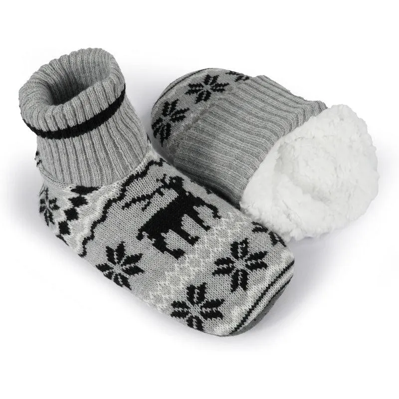 Christmas Print Slipper Socks – Cozy Festive Warmth