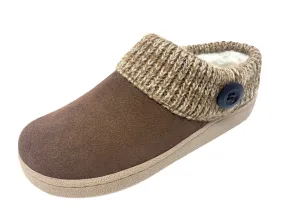 Clarks Women's Knitted Collar Clog Slipper