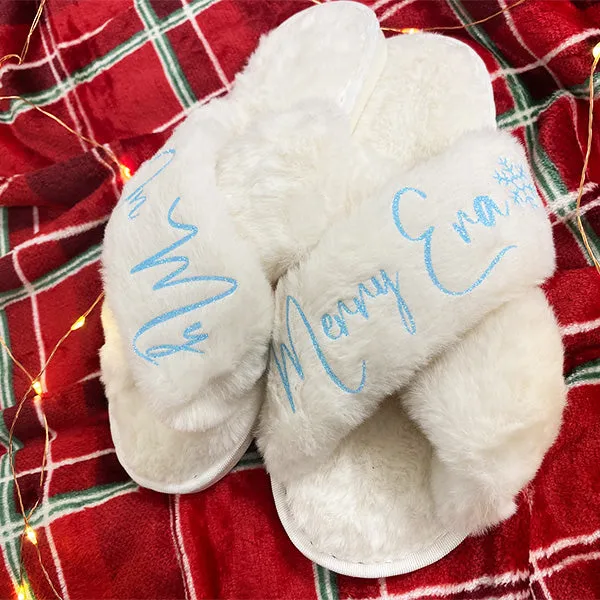Cozy Christmas Slippers