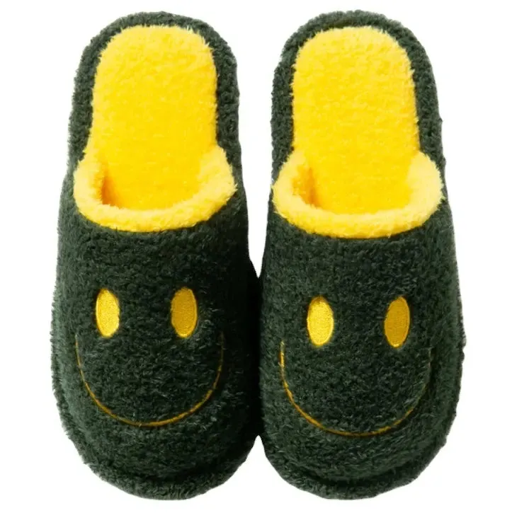 Cozy Fashionable Smiley Face Slippers
