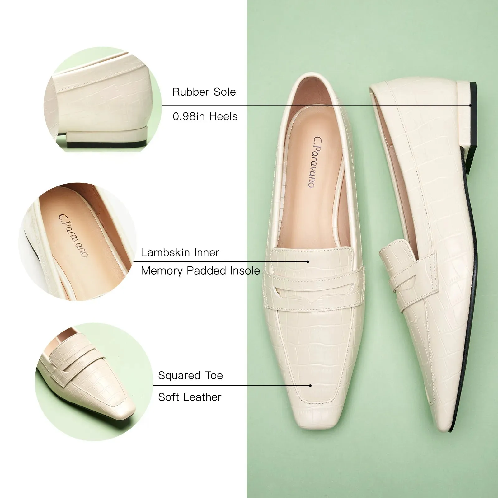 Crozzling Penny Loafers (Finoa)
