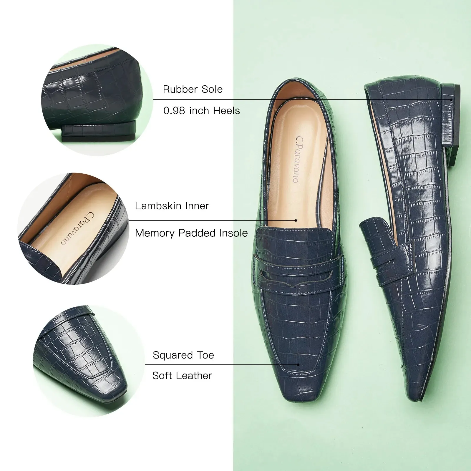 Crozzling Penny Loafers (Finoa)