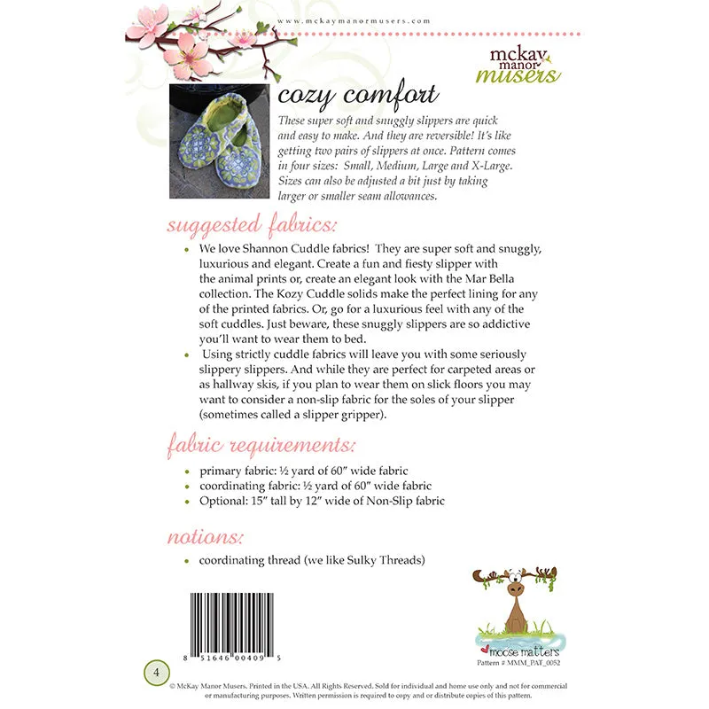 Digital Download - Sleeper Slippers Pattern