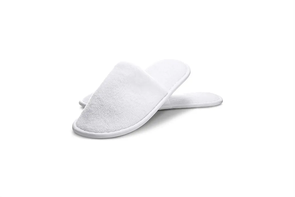 EAU D'EDEN 12 / 60 Pairs Disposable Velvet Hotel Spa Slippers (US 10)