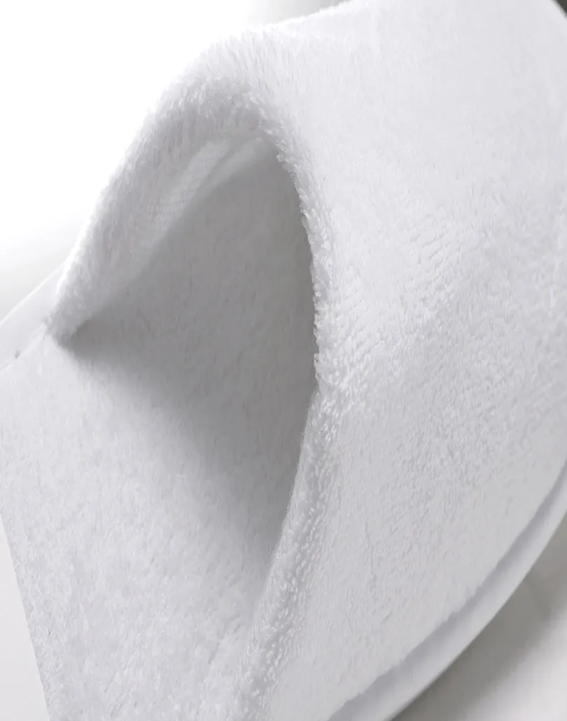 EAU D'EDEN 12 / 60 Pairs Disposable Velvet Hotel Spa Slippers (US 10)