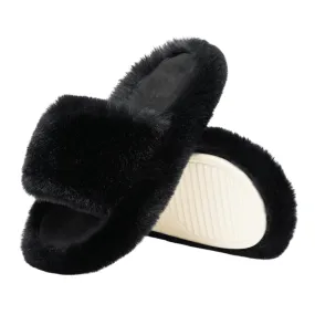 Faux Fur Slide Slippers – Cozy Comfort for Everyday Wear