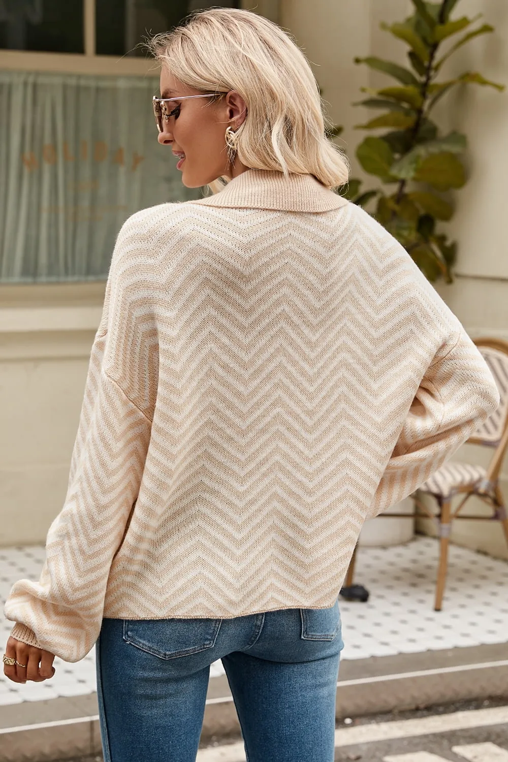 Forever Trendy Patterned Sweater