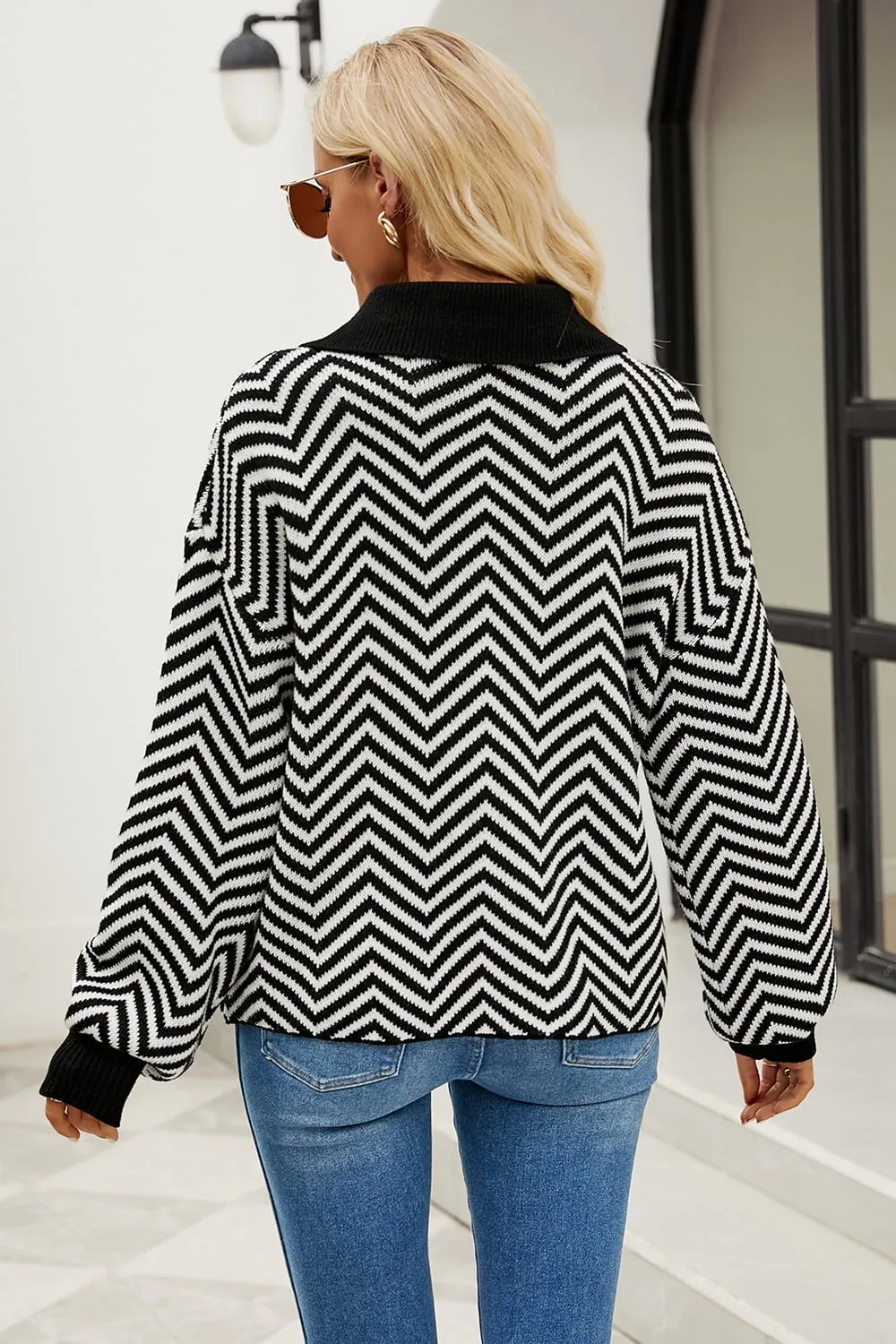 Forever Trendy Patterned Sweater