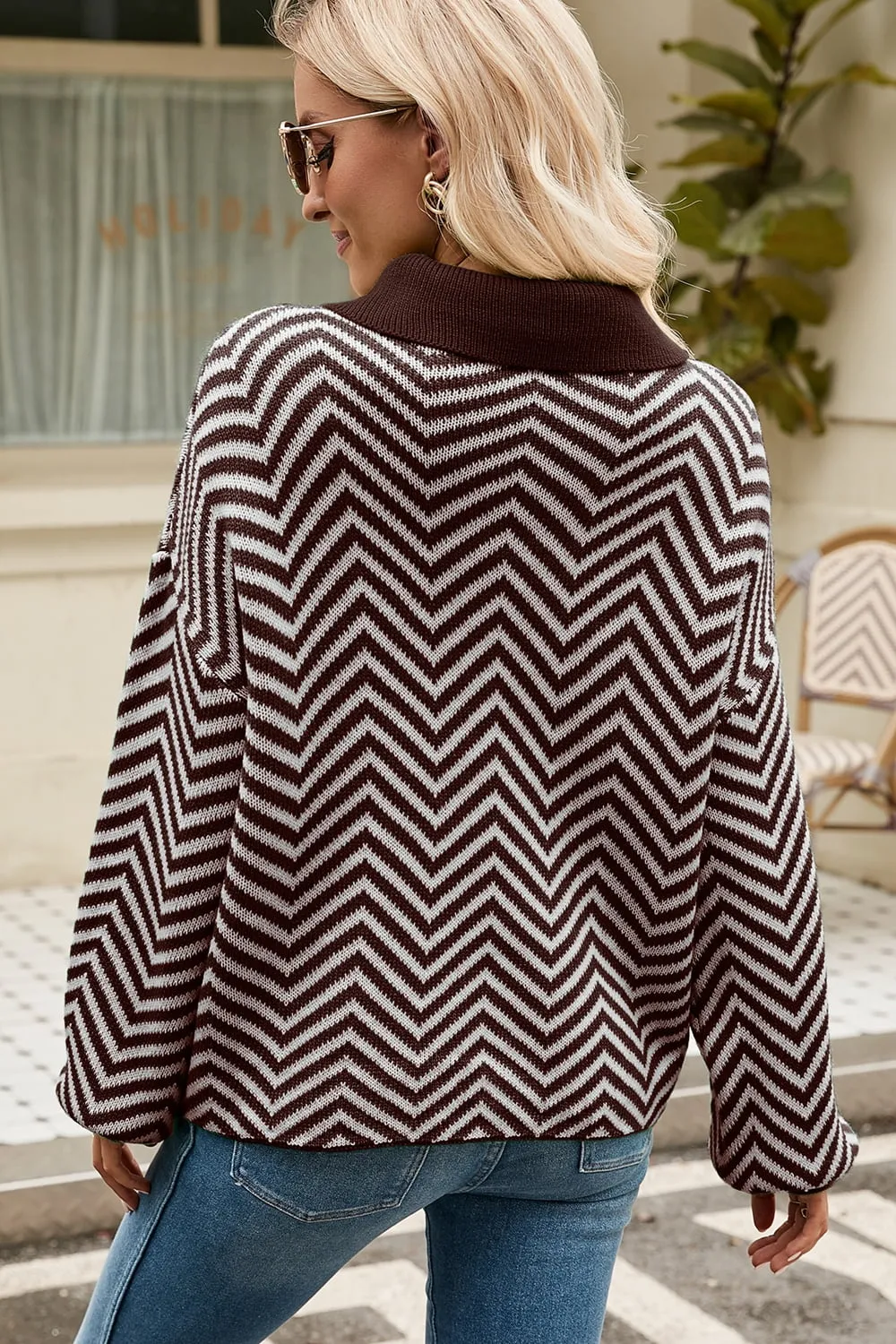 Forever Trendy Patterned Sweater