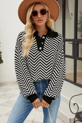 Forever Trendy Patterned Sweater