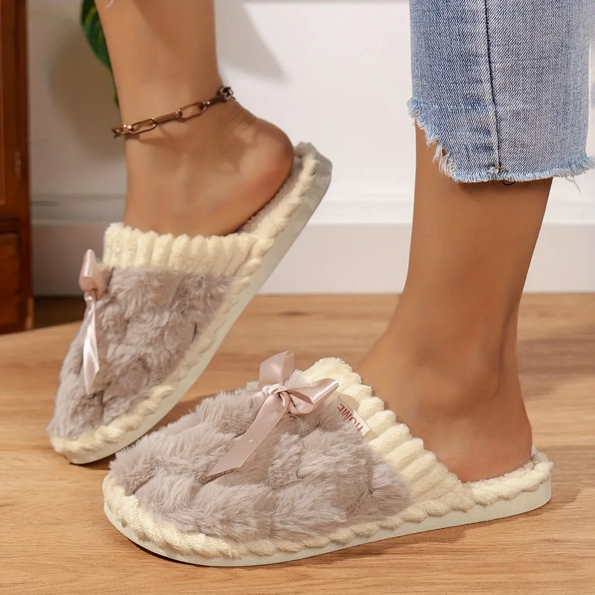 Ivyshape | Cozy Fuzzy Slippers