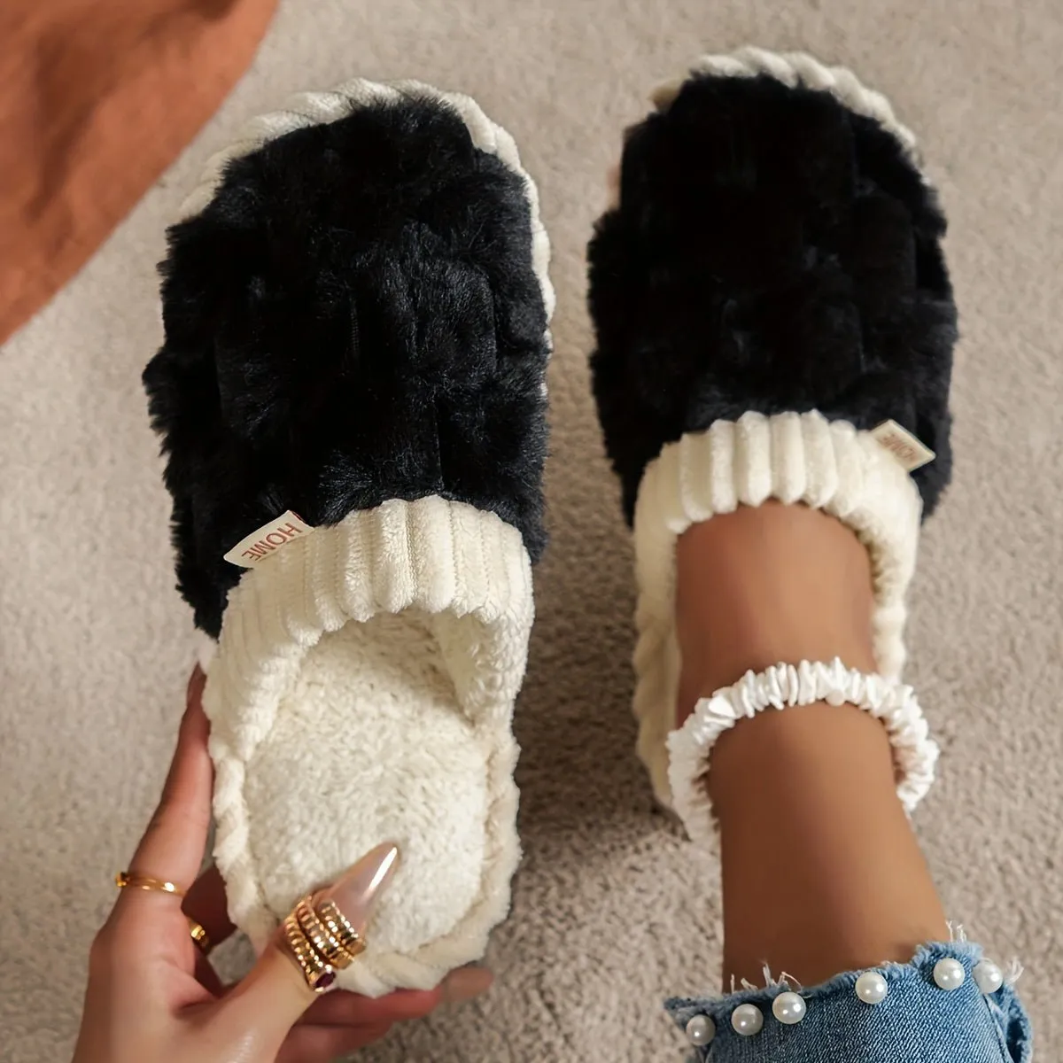 Ivyshape | Cozy Fuzzy Slippers