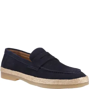 Navy Laurence Loafers