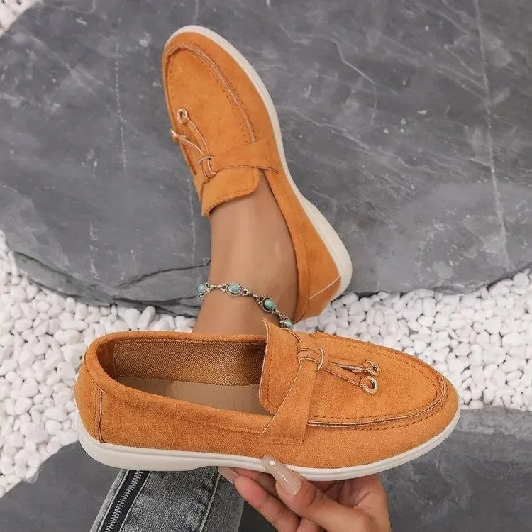 Pendant Decor Flat Loafers