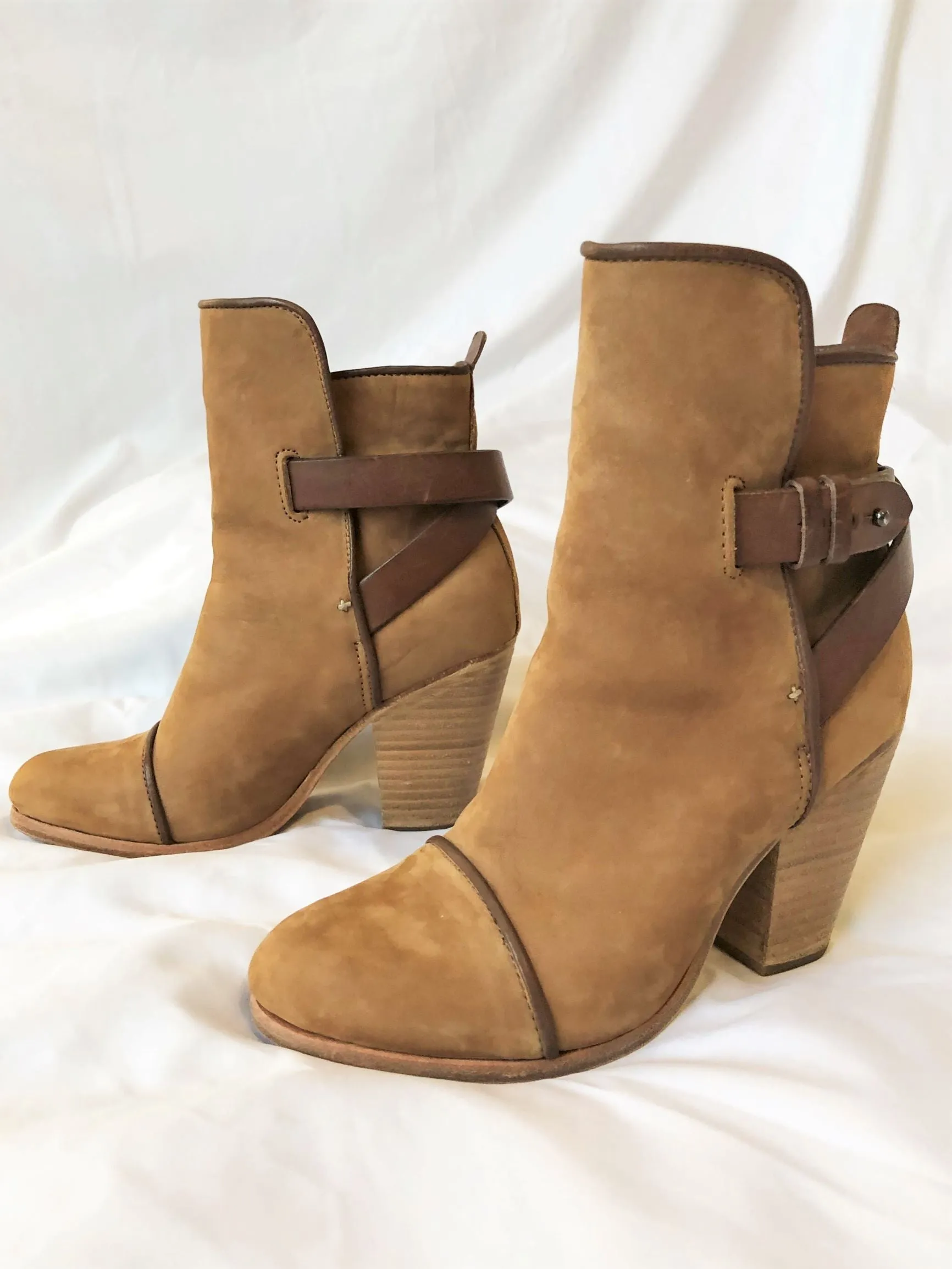 Rag & Bone Size 5 Kinsey Tan Suede Boots
