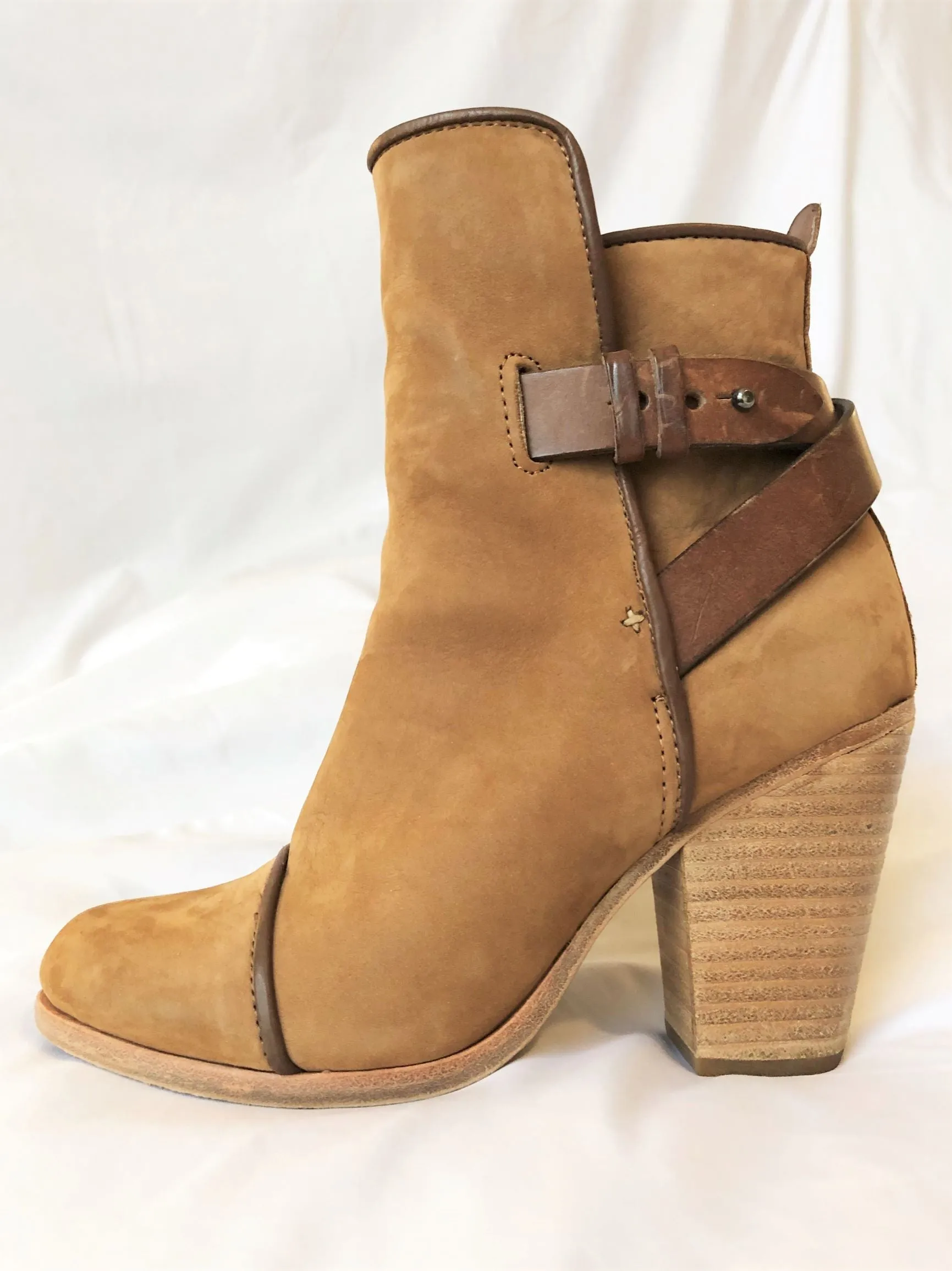 Rag & Bone Size 5 Kinsey Tan Suede Boots