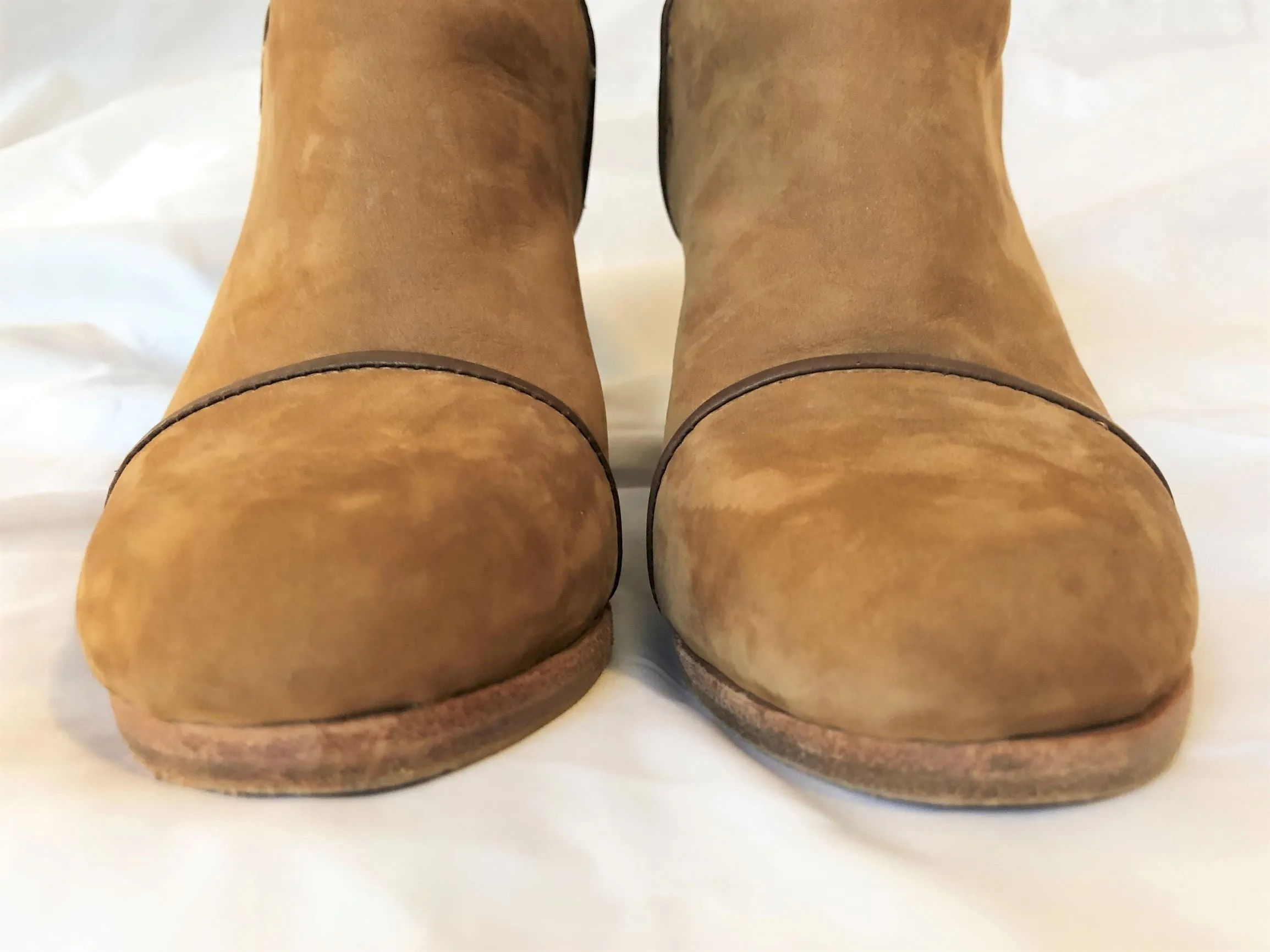 Rag & Bone Size 5 Kinsey Tan Suede Boots