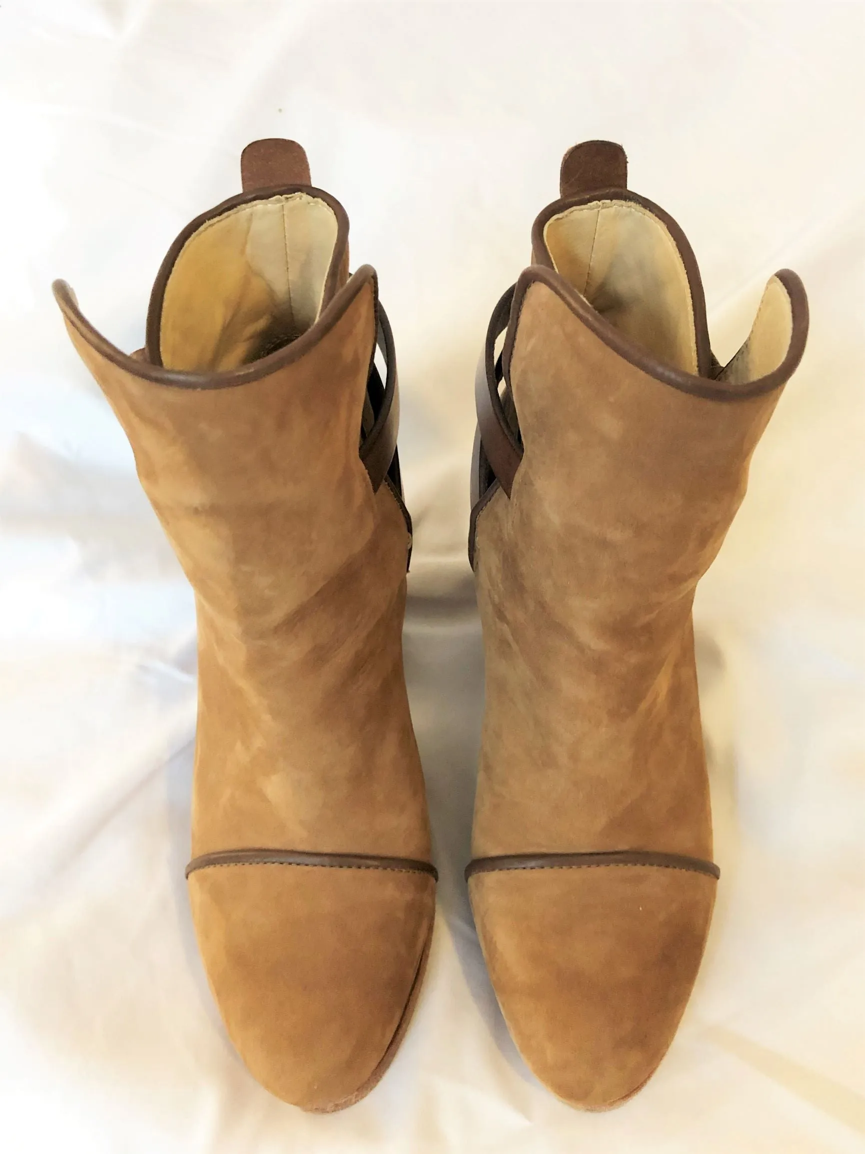 Rag & Bone Size 5 Kinsey Tan Suede Boots