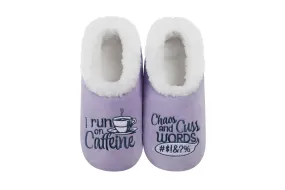 Snoozies! Slippers - Caffeine, Chaos, and Cuss Words