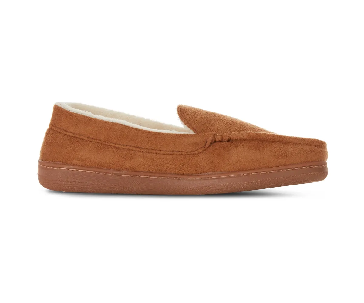 Tahari Moccasins for Men - Comfy House Slippers, Indoor/Outdoor Slip on Shoes for Men, Men's Moccasin Slippers