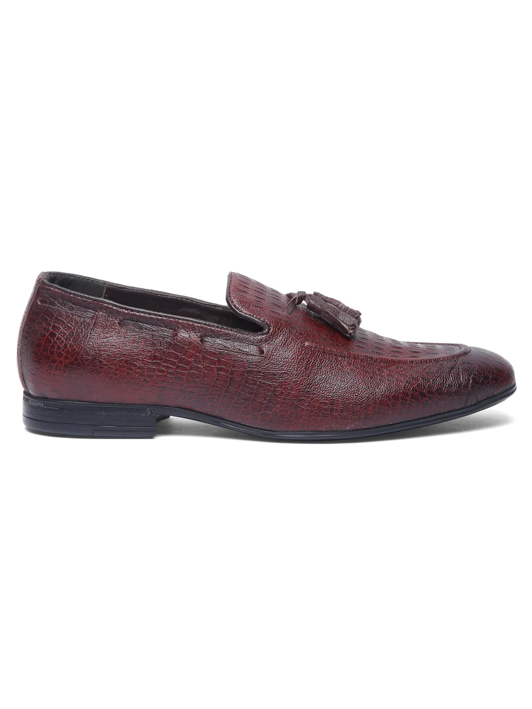 Teakwood Leather Men's Cherry Casual Loafers