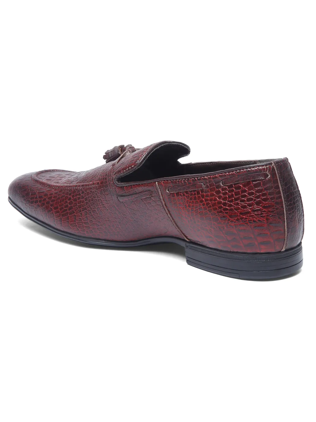 Teakwood Leather Men's Cherry Casual Loafers