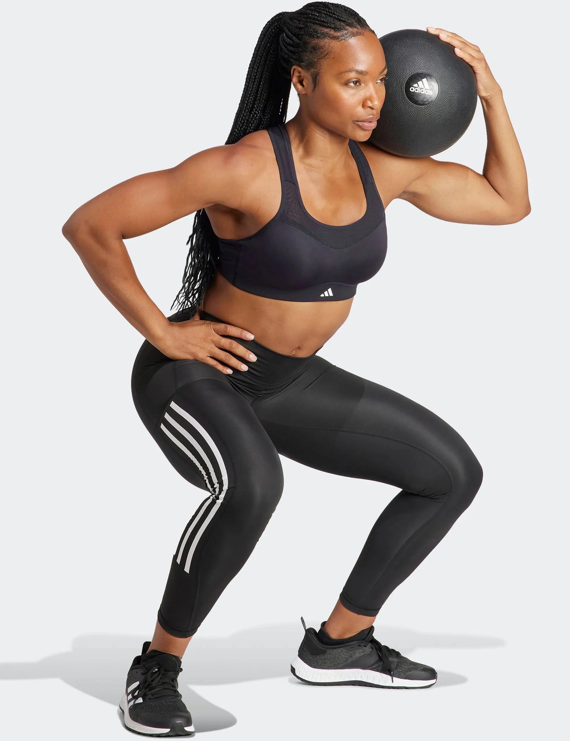 TLRD Impact Training High-Support Bra - Black