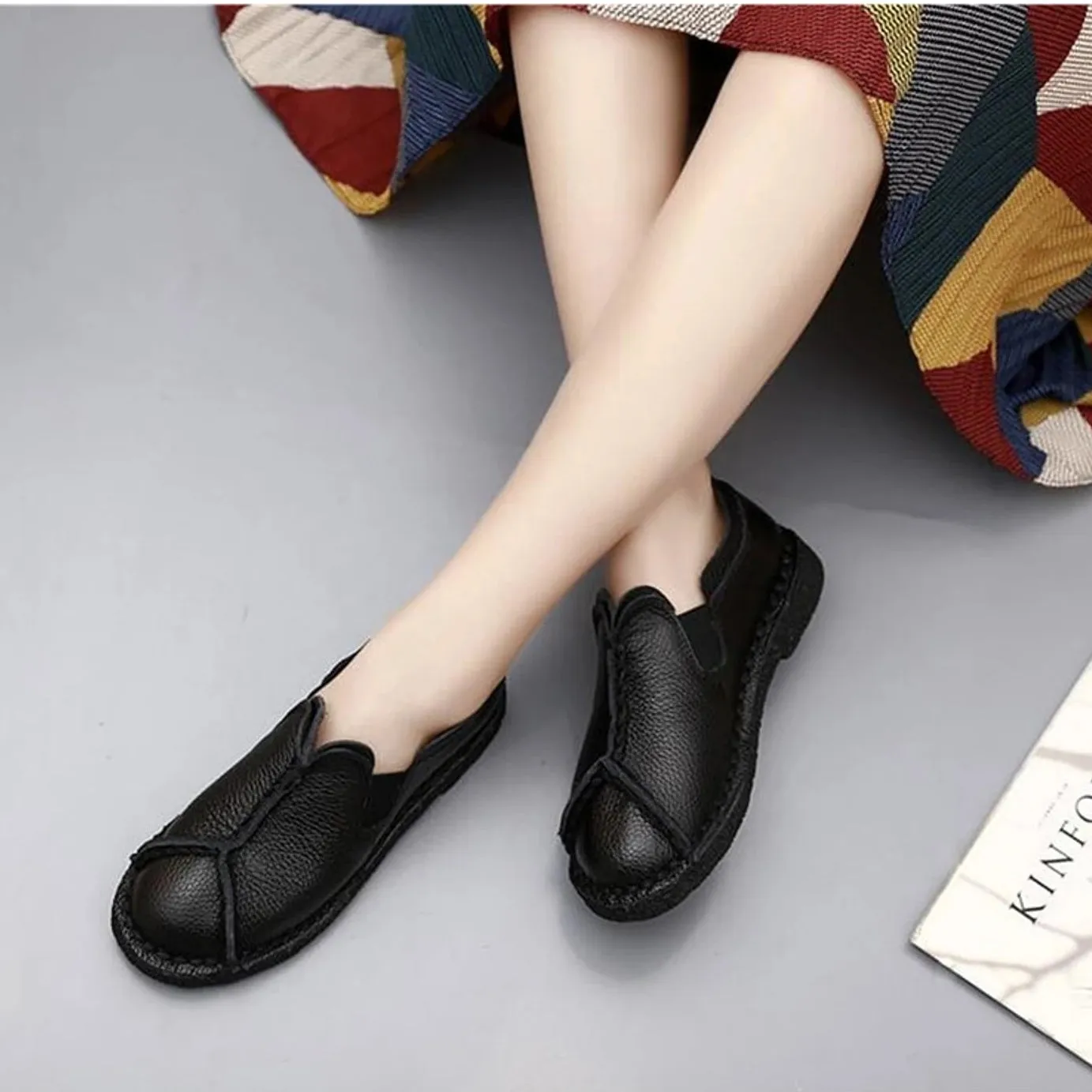 Women's Spring/Autumn Casual Genuine Leather Loafers